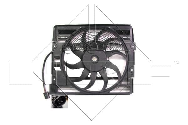 KOMPLE FAN 4KUTUPLU 270 W BMW E38 95>03