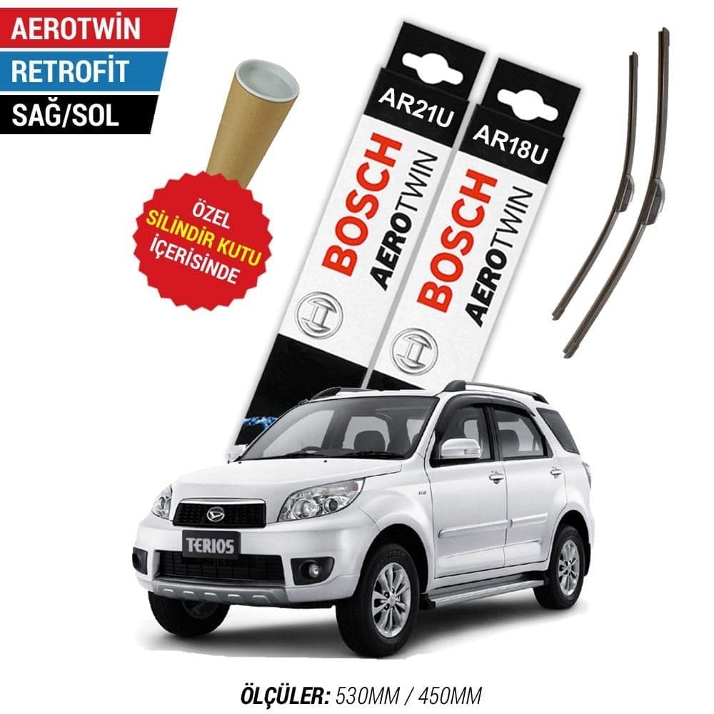 Daihatsu Terios Silecek (2006-2012) Bosch Aerotwin Retrofit