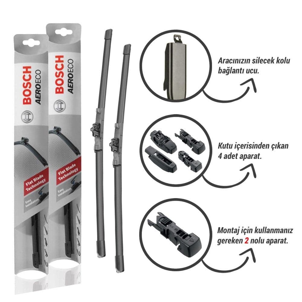 Bmw X1 Silecek (2010-2015 E84) Bosch Aeroeco