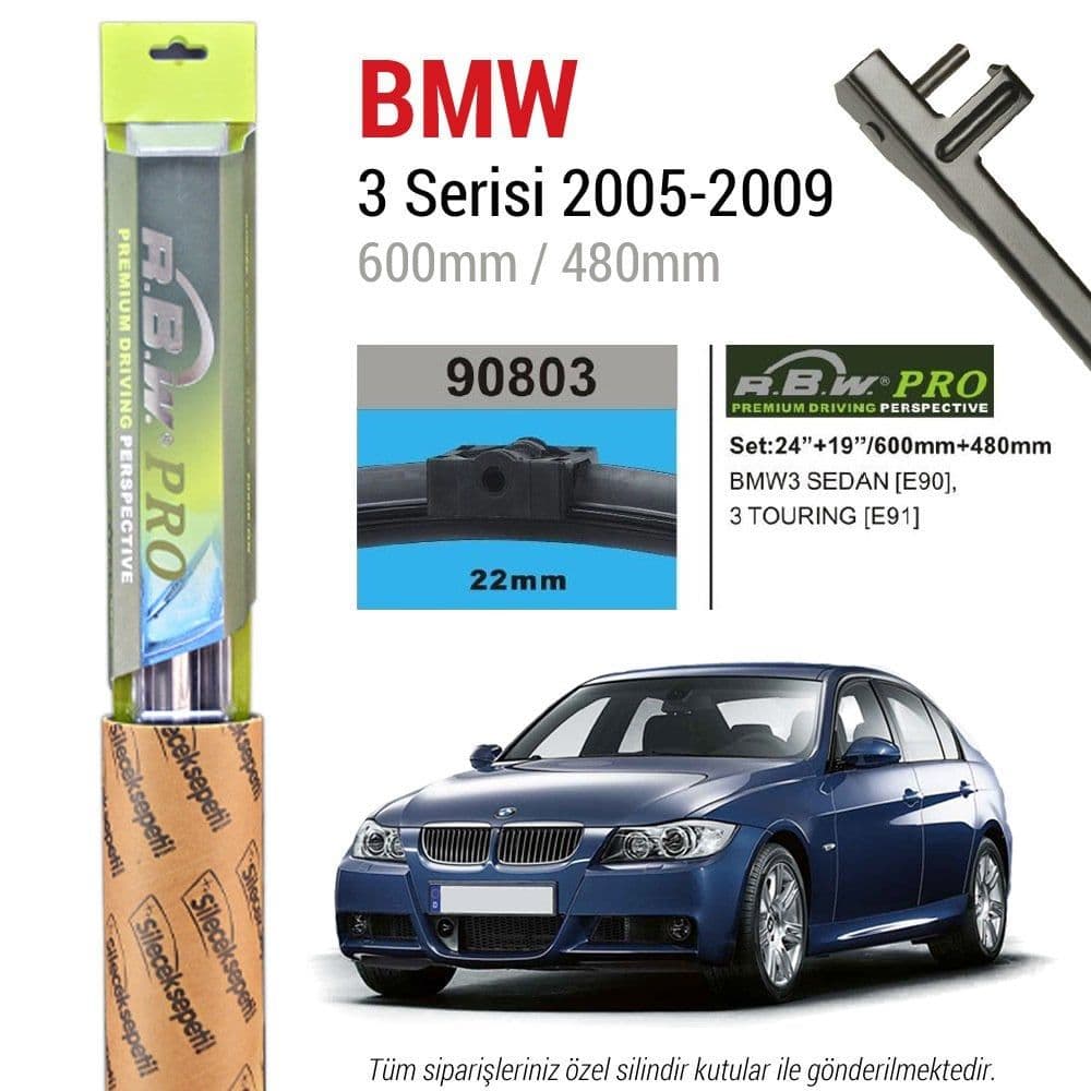 Bmw 3 Serisi E90 RBW Pro Silecek (2005-2009)